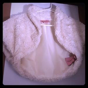 Crop jacket or shaw brand new